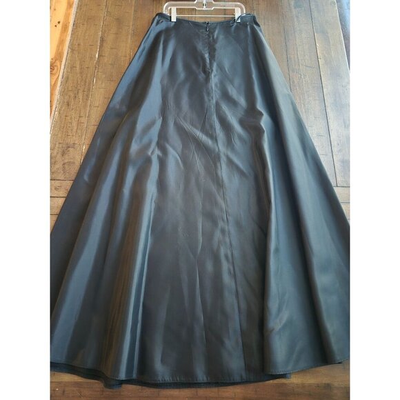 Scott McClintock Millennium 2000 Black Maxi Skirt Size 8 Made In USA - Picture 1 of 4